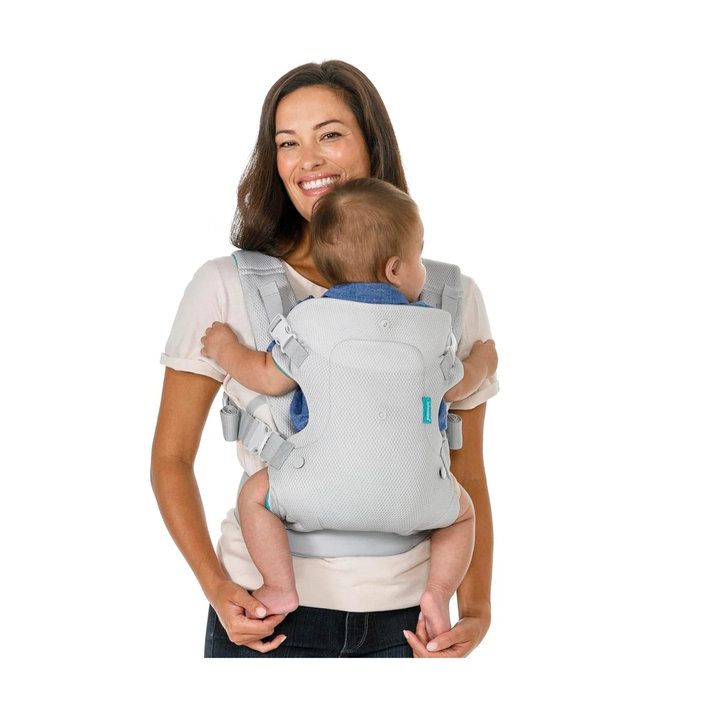 Lightweight 4-in-1 Ergonomic Baby Carrier - Machine Washable for Active Families