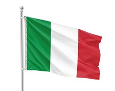 FLAGLY Flagge Italien 90 x 150 cm - Standardversion aus Polyester f&uuml;r Bands...