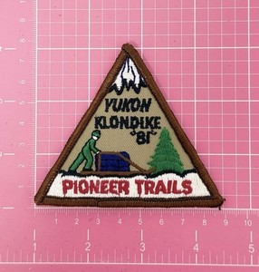 Pioneer Trails Yukon Klondike Patch – Boy Scouts Event Embroidered Badge
