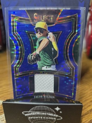 2025 SELECT BLUE COLOR  SELECTIVE JERSEY RELIC JACOB WILSON A'S SSP PATCH