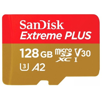X2 SanDisk - Extreme PLUS 128GB MicroSDXC UHS-I Memory Card
