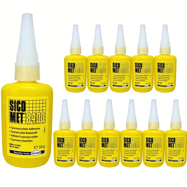 Sicomet Sekundenkleber 8400 12X 50 G Transparent Sofortkleber GroẞSpack/Sparpack-image