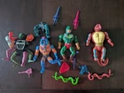 Vintage 1980s He-Man Masters of the Universe MOTU Action Figures Lot