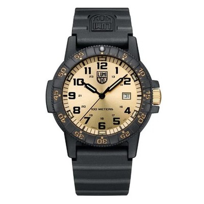 Luminox Men's Leatherback SEA Turtle Giant Gold Watch - XS.0325.GP NEW