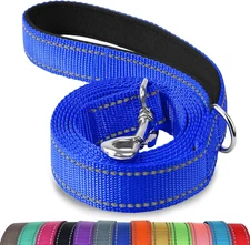 Dog Leash 6 FT Double-Sided Reflective Padded Heavy Duty Leashes Dogs Walking