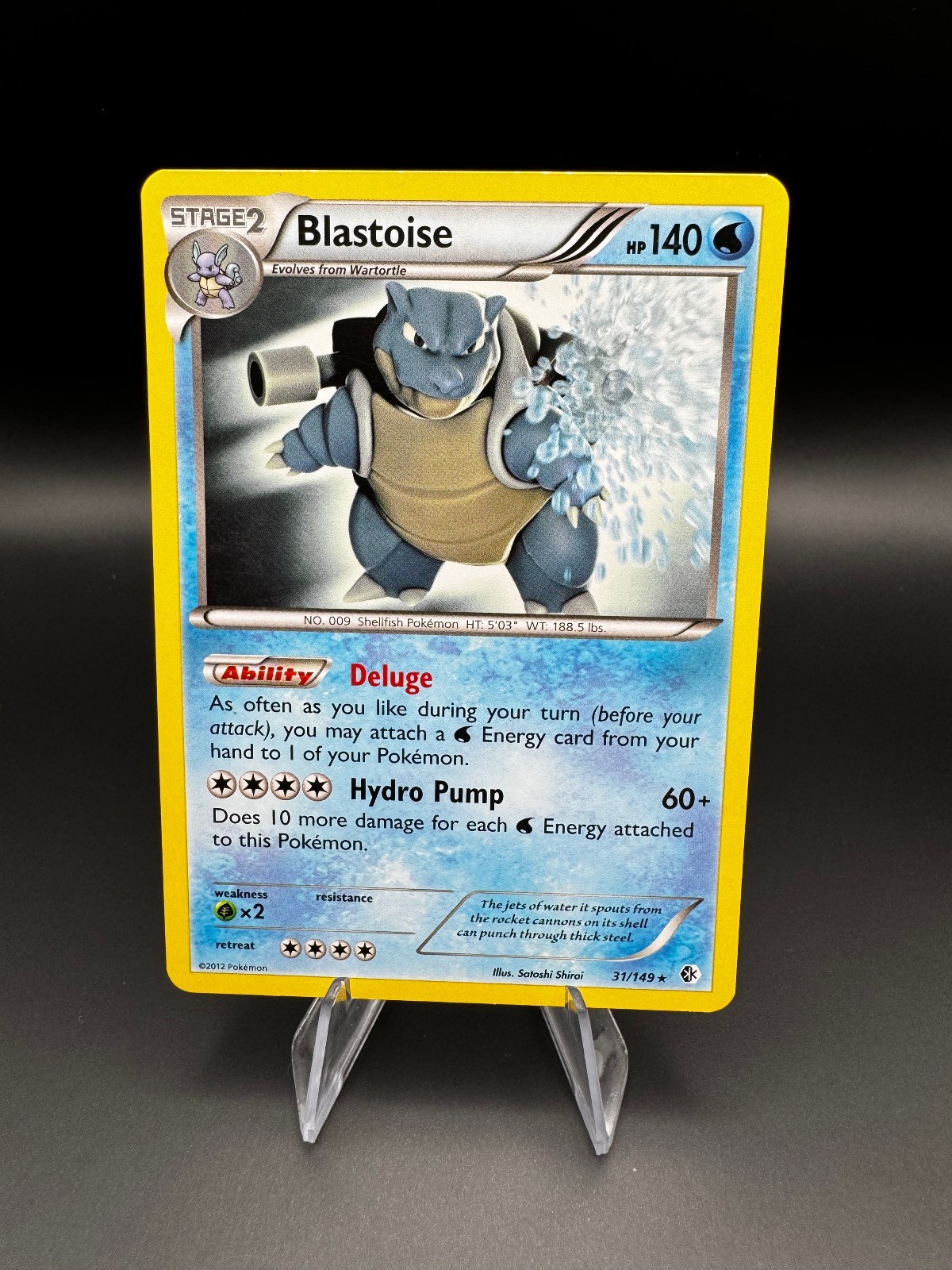 Blastoise 31/149 Rare Boundaries Crossed Pokemon LP Boundaries Crossed