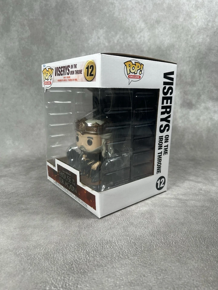 Funko Pop! - House Of The Dragon - Viserys On The Iron Throne #12 - Novo em folha 🐉 - Imagem 2 de 4