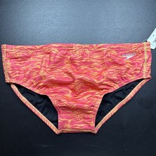 Men  s SPEEDO Swim Briefs Euro Brazilian Size 36 Beach You To It - Posts It Pink
