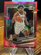 2023-24 OPTIC PINK PULSAR PRIZM CAMERON THOMAS CARD #9 BROOKLYN NETS