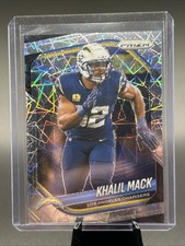 2025 Panini Prizm Khalil Mack Lazer Prizm #161 Chargers
