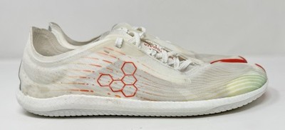 Men's Vivobarefoot Primus Flow M White Neon Orange Shoes sz 42