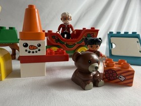 Lego Duplo  Parts For Santa&rsquo;s Winter Holiday Set 10837 With Sleigh Santa + More