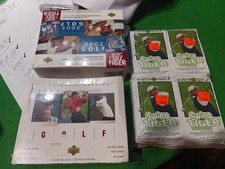 3 2001 UPPER DECK GOLF BOX RED TIGER WOODS AUTOGRAPH SEALED +2002 2003 BOX
