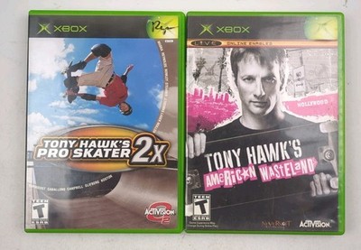 Tony Hawk's Pro Skater 2X & American Wasteland OG Xbox 2 Game Skating Bundle Lot