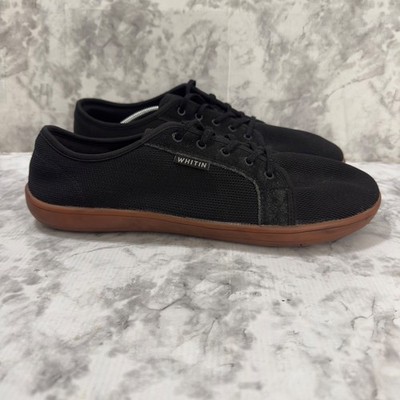 Whitin Barefoot Shoes Men 13 EU 47 Black Minimalist Shoes Zero Drop Sole Casual
