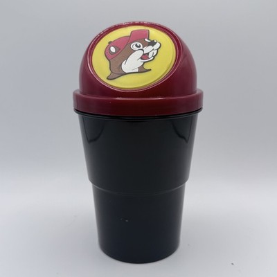 Bucees Mini  Trash Can/Garbage Can, Perfect for Your Car or Desk. or office