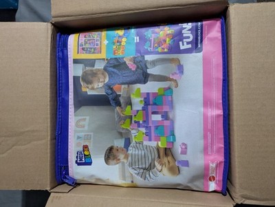 Mega Blocks First Builders Big Building Blocks With Bag 80 Piece Pink 
