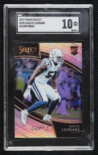 2018 Select Field Level Silver Prizm Shaquille Leonard Darius SGC 10 GEM h8k