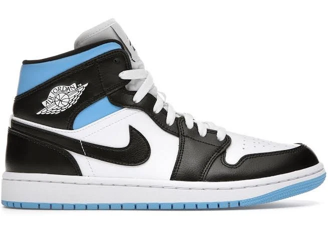 Jordan 1 Mid University Blue / Black W for sale | eBay