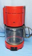 VTG Braun Aromaster 12-Cup Drip Coffee Maker Type 4063 RED Made In Germany