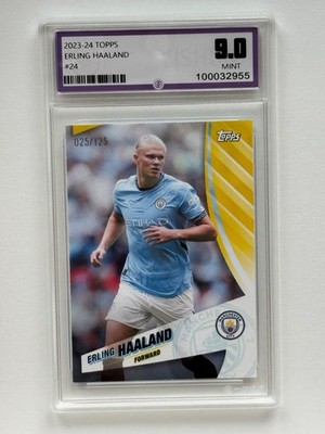 2023-24 Topps Man City Team Set Erling Haaland /125 #24