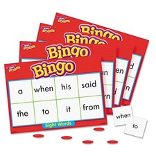 TREND ENTERPRISES: Sight Words Level 1 Bingo 9.75 x 7.13 x 1.31 inches, Red