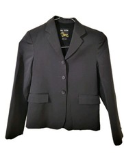 Ea Kids Girls Black Horseback Riding Show Coat Size 14