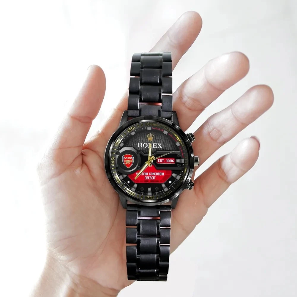 Arsenal X Black Stainless Steel Watch