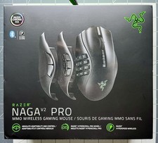 RAZER NAGA V2 PRO MMO WIRELESS GAMING MOUSE W/ INTERCHANGEABLE SIDE PLATE