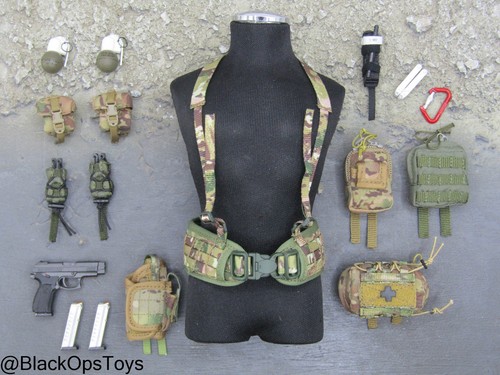 1/6 Scale Toy Russian Senior Rifleman - Multicam Battle Belt Harness ...