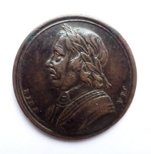 Oliver Cromwell 1658 Sentimental Magazine Token