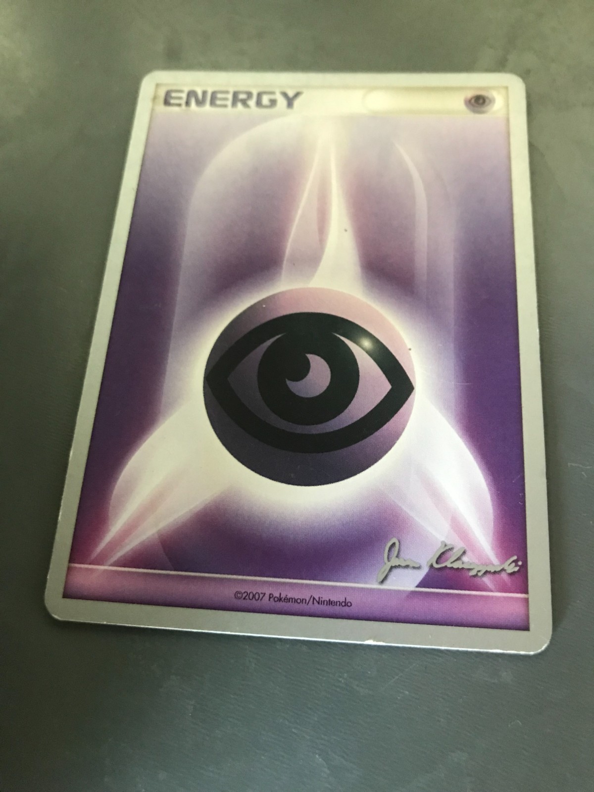 Pokémon Psychic energy card world champions 2008 ( LP )