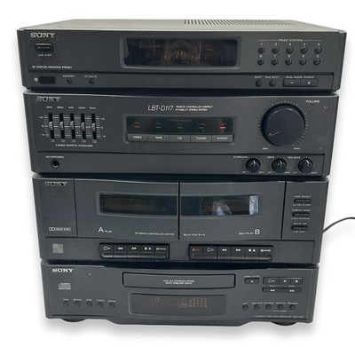 Sony LBT-D117 Compact Stacking HiFi Anlage CD Tape Radio Vintage - nur Gerät