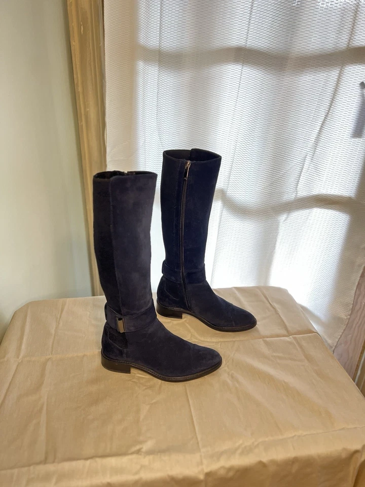 Aquatalia Giada suede knee-high riding boot - Image 2 of 4