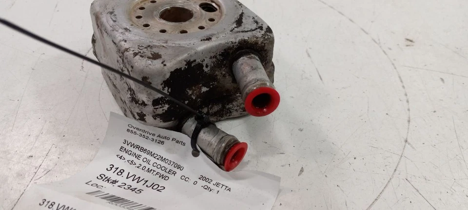 Enfriador de aceite motor Volkswagen Jetta 2003 2002 2001 2000 Foto 2 de 4