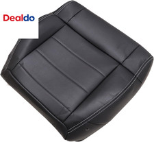 Driver Side Bottom Replacement Seat Cover Black ALX9 Microfiber Leather Compatib