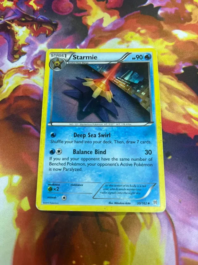 Starmie 30/162 Breakthrough Regular LP-Lightly Played Pokémon TCG