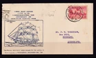AUSTRALIA 1936 FDC CENTENARY OF S.A, H.M.S BUFFALO CACHET BY GOWER #C1843