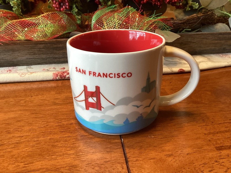 Starbucks Mug (2013 You Are Here Collection) - SAN FRANCISCO  14 oz.