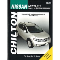 Nissan Murano 2003-2010 Usa Us Kanada Import Workshop Manual Chilton