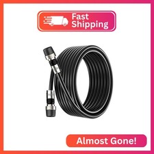 BlueRigger RG6 Coaxial Cable, 30FT Weatherproof Rubber Boot, Direct Burial, 75
