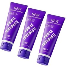 3Pcs Whitening Toothpaste For Teeth Whitening Purple Toothpaste Whitens Teeth