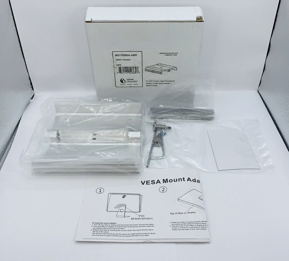 Apple MD179ZM/A AMR Wall Mount For Monitor VESA Mount Adapter Kit for