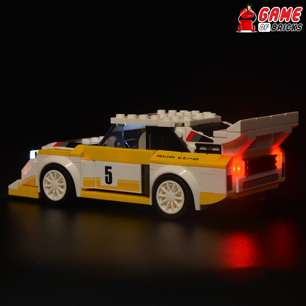 LIGHTAILING Kit Illuminazione A LED Per Modellismo 76897 Audi Sport Quattro S1 | Luce USB Per Set Da Costruzione (senza Modello) - 2