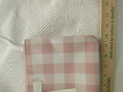 RALPH LAUREN UMHÄNGETASCHE ROSA & WEISS KARIERT MIT ECHTHEITSKARTE  - Bild 17 von 23