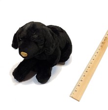 Toys R Us Black Lab Dog Animal Alley Plush