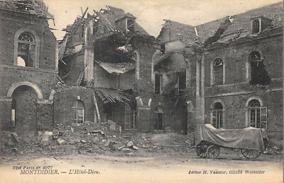 CPA 80 MONTDIDIER HOTEL DIEU