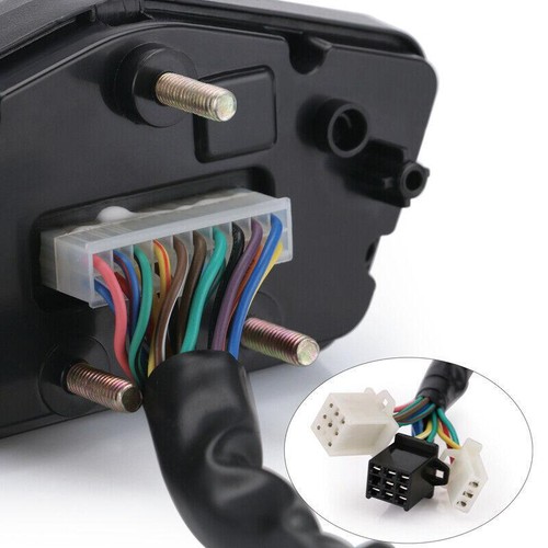Motorcycle Motocross LCD Digital Gauge Panel Speedometer Tachometer Odometer 12V - Picture 7 of 18