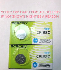 2 PACK CR1220 3V LITHIUM EXP 12/29 ECR1220 DL1220 PA SB-T13 FREE SHIPPING
