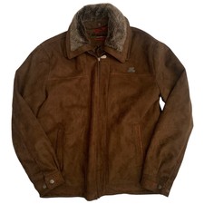 Bottega Italia Venezia Women's Sz M Vegan Suede Full Zip Coat Jacket Made Italy